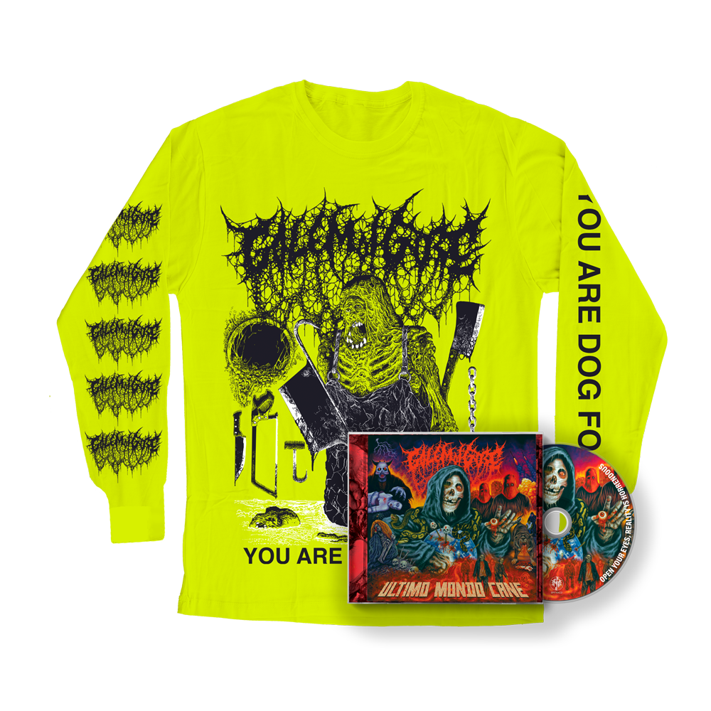 GOLEM OF GORE "YOU ARE DOG FOOD" LONGSLEEVE + CD "ULTIMO MONDO CANE" BUNDLE |PRE-ORDER|