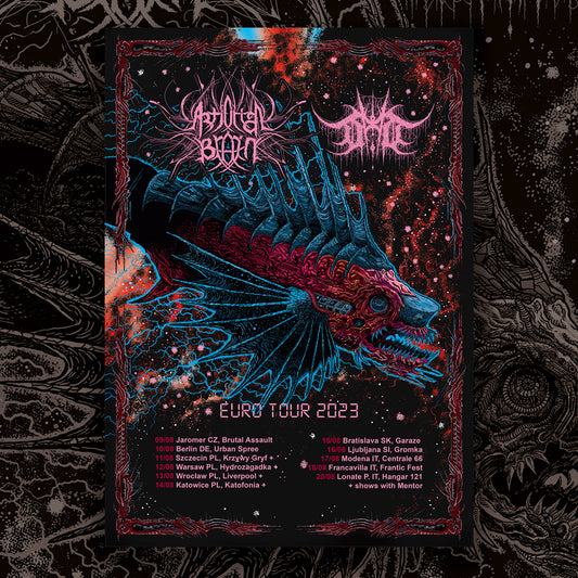 ARTIFICIAL BRAIN "EURO TOUR 2023" POSTER