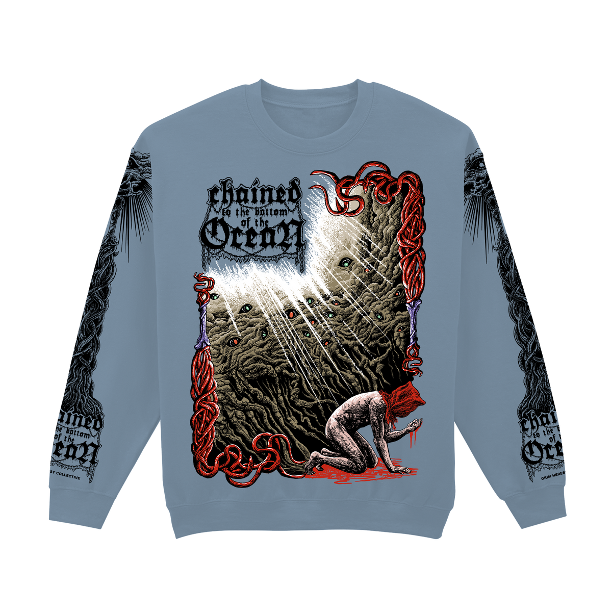 CHAINED TO THE BOTTOM OF THE OCEAN "GOD'S GIFT" CREWNECK|PRE-ORDER|