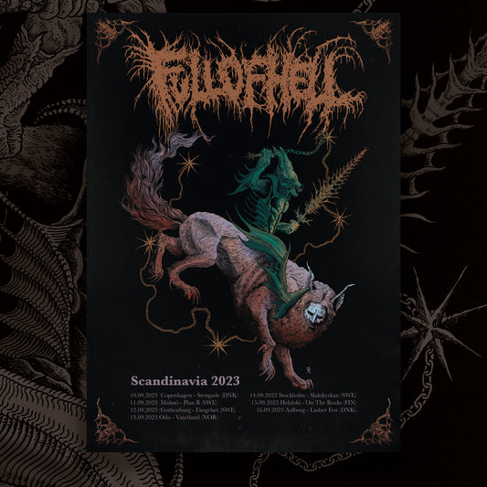 FULL OF HELL "SCANDINAVIA 2023" POSTER