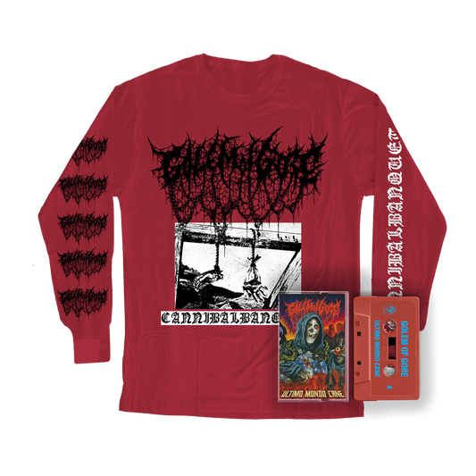 GOLEM OF GORE "CANNIBALBANQUET" LONGSLEEVE + TAPE "ULTIMO MONDO CANE" BUNDLE |PRE-ORDER|