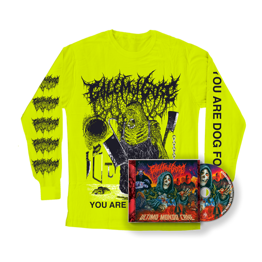 GOLEM OF GORE "YOU ARE DOG FOOD" LONGSLEEVE + CD "ULTIMO MONDO CANE" BUNDLE |PRE-ORDER|