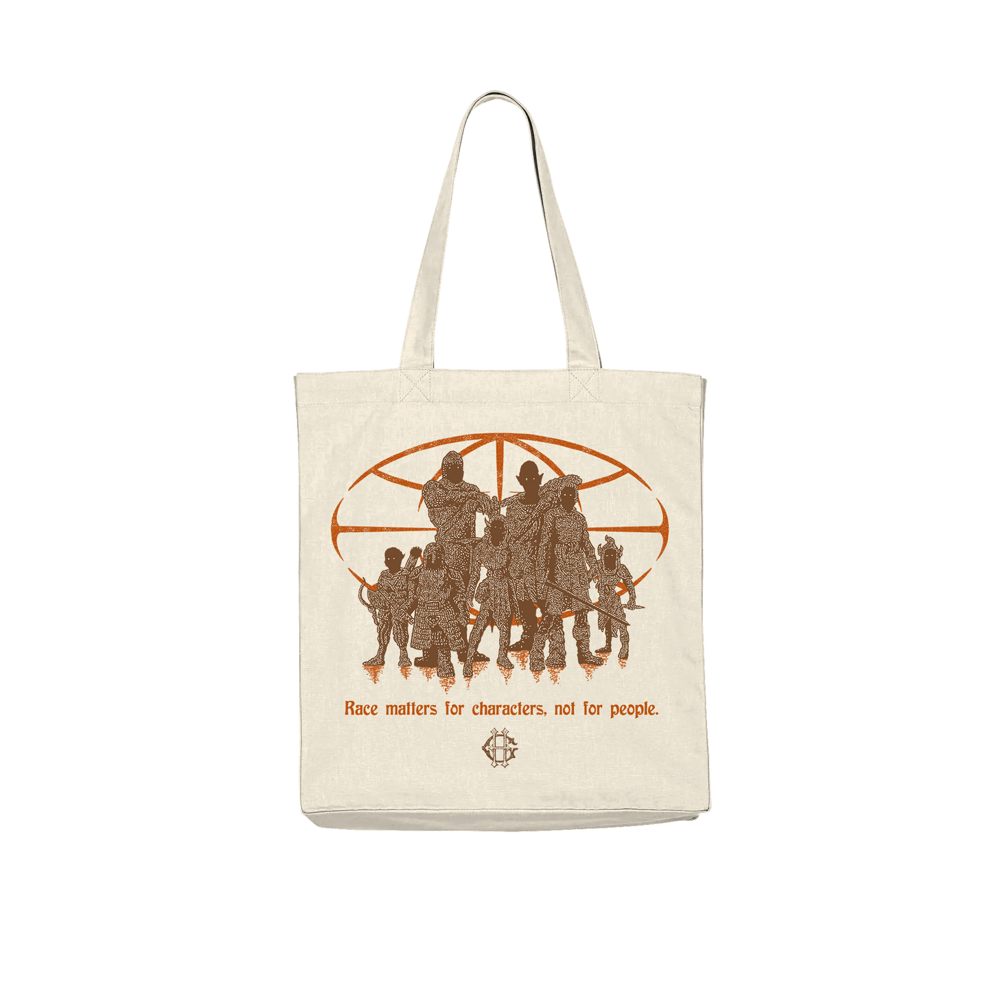 PRE-ORDER "RACE IS FOR CHARACTERS" TOTE BAG