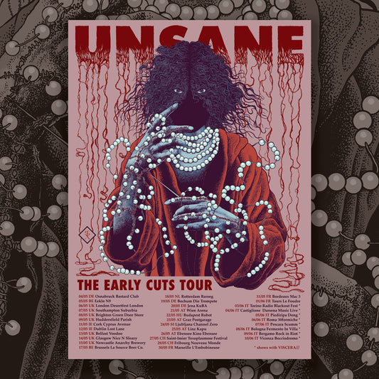 UNSANE "THE EARLY CUT TOUR" Poster